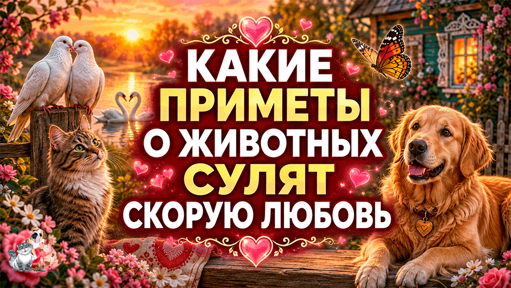 Какие приметы о животных сулят скорую любовь