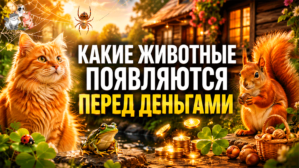 Какие животные появляются перед деньгами – 12 примет