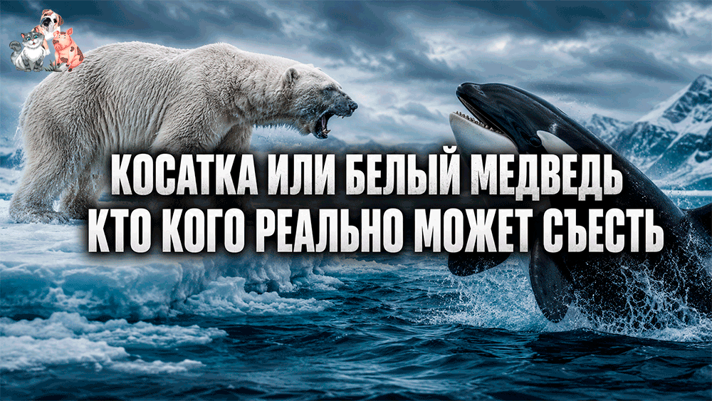 Косатка или белый медведь – кто кого реально может съесть
