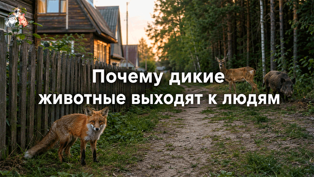 Почему дикие животные выходят к людям – 12 причин