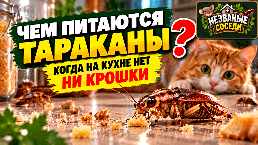 Чем питаются тараканы, когда на кухне нет ни крошки – удивительное меню домашних паразитов