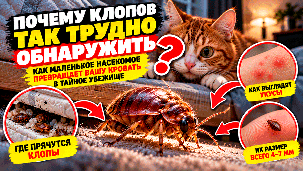 Почему клопов так трудно обнаружить – как маленькое насекомое превращает обычную кровать в тайное убежище?