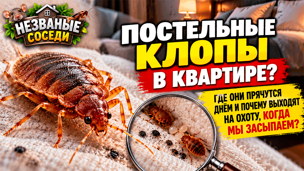 Постельные клопы в квартире – где они прячутся днём и почему выходят на охоту, когда мы засыпаем?