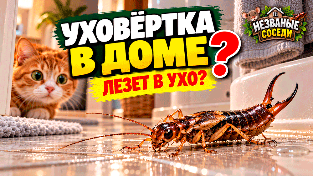 Уховёртка заползла в дом – правда ли, что насекомое может забраться человеку в ухо