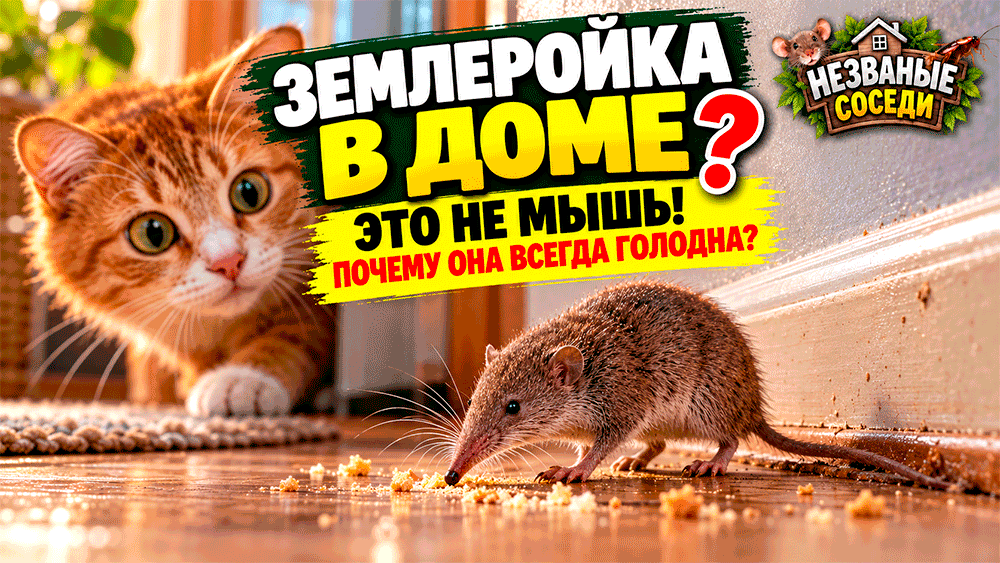 Землеройка забралась в дом – как отличить её от мыши и почему этот маленький хищник постоянно ищет еду?
