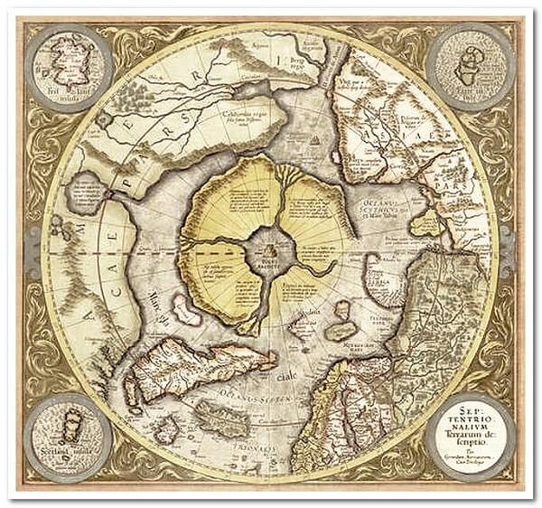 Древние географические карты мира очень точные 